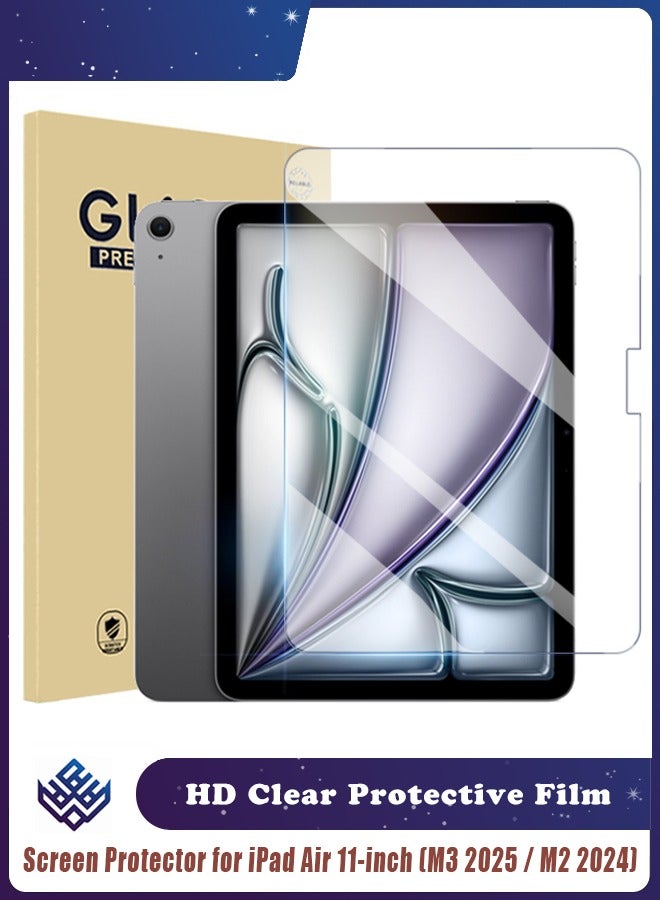 Screen Protector for iPad Air 11-inch (M3 2025 / M2 2024) – Tempered Glass Film Guard for iPad A3266, A3267, A3270, A2902, A2903, A2904, 9H Hardness, HD Clear - Image 1